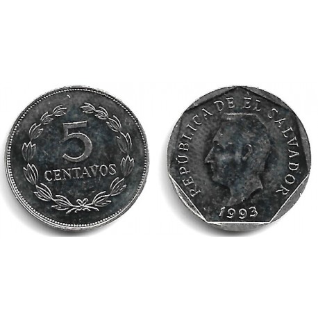 (154b) El Salvador. 1993. 5 Centavos (SC)