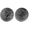(421) Estados Unidos de América. 2008(D). Quarter Dollar (SC) Oklahoma