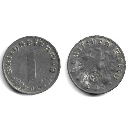 (97) Alemania (III Reich). 1942(J). 1 Pfennig (BC+/BC)