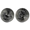 (359) Estados Unidos de América. 2004(P). Quarter Dollar (SC) Wisconsin