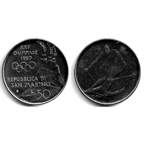 (107) San Marino. 1980. 50 Lira (SC)