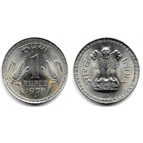 (78.1) India. 1978. 1 Rupee (EBC+)