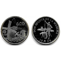 España. 1994. 1 Ecu (EBC+) (Plata) 6,72 gr. de .925 Milésimas