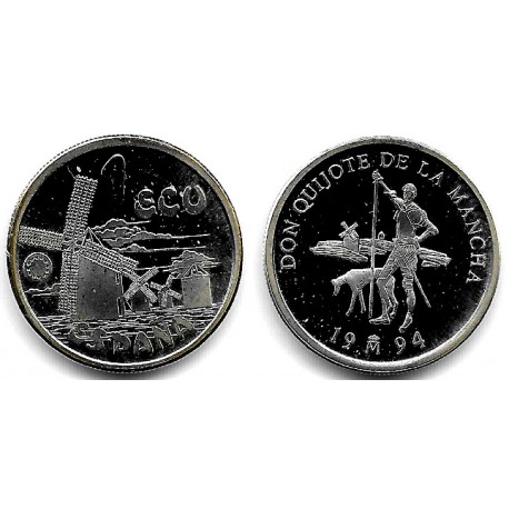 España. 1994. 1 Ecu (EBC+) (Plata) 6,72 gr. de .925 Milésimas