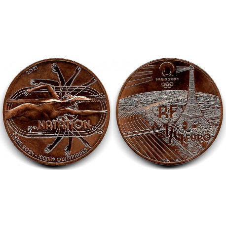 Francia. 2021. ¼ Euro (EBC+)