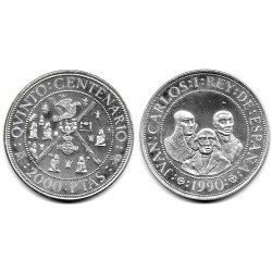 España. 1990. 2000 Pesetas (EBC+) (Plata) 27 gr. de .925 Milésimas