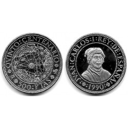 España. 1990. 500 Pesetas (SC) (Plata) 6,75 gr. de .925 Milésimas