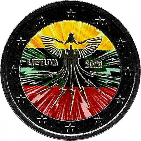 Lituania. 2026. 2 Euro (SC) Coloreada