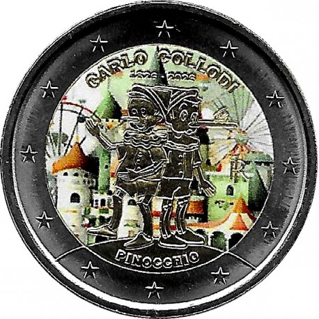 Italia. 2026. 2 Euro (SC) Coloreada