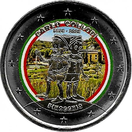 Italia. 2026. 2 Euro (SC) Coloreada