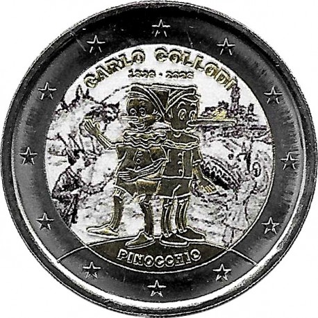Italia. 2026. 2 Euro (SC) Coloreada