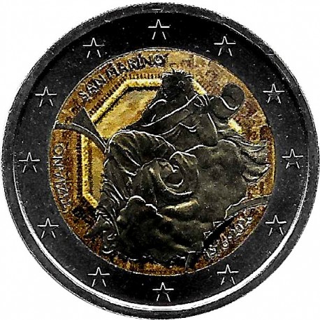 San Marino. 2026. 2 Euro (SC) Coloreada