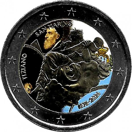San Marino. 2026. 2 Euro (SC) Coloreada