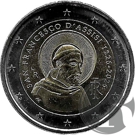 Italia. 2026. 2 Euro (SC) San Francesco d,Assisi