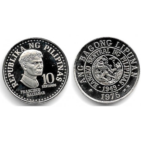 (207) Filipinas. 1975. 10 Sentimo (SC)