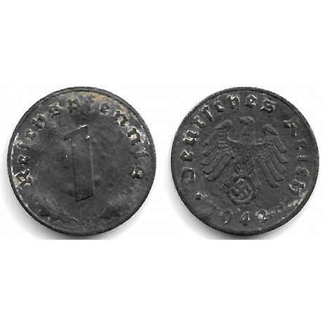 (97) Alemania (III Reich). 1942(J). 1 Pfennig (RC+)