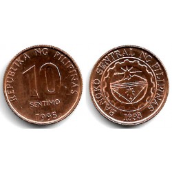 (270.1) Filipinas. 1995. 10 Sentimo (SC-)