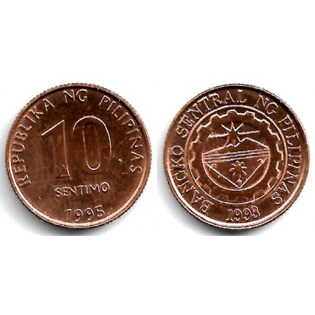 (270.1) Filipinas. 1995. 10 Sentimo (SC-)