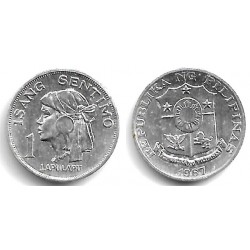 (196) Filipinas. 1967. 1 Sentimo (SC)