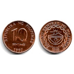 (270.1) Filipinas. 1997. 10 Sentimo (SC-)