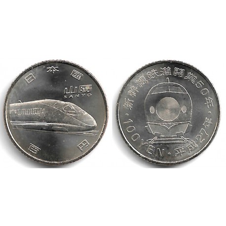 (Y227) Japón. 2015(27). 100 Yen (SC)