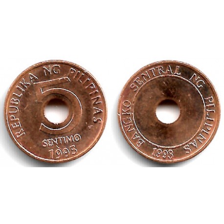 (268) Filipinas. 1995. 5 Sentimo (EBC+)