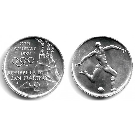 (103) San Marino. 1980. 2 Lira (SC)