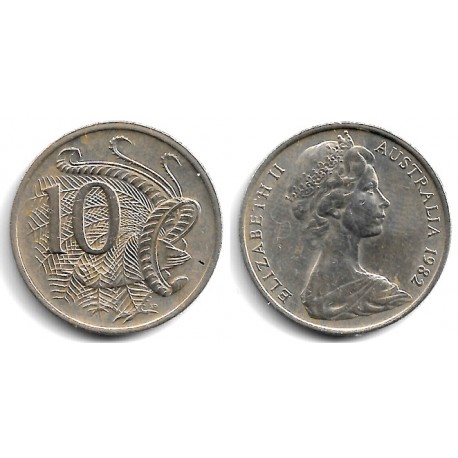 (65) Australia. 1982. 10 Cents (MBC)