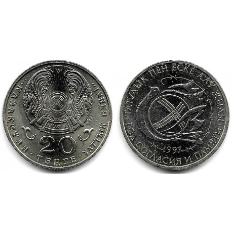 (21) Kazajstan. 1997. 20 Tenge (SC-)