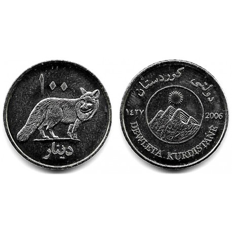 Kurdistán. 2006. 100 Dinars (SC)