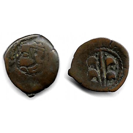 Carlos II. Sin Fecha Visible. Dinero (BC/BC-) Ceca de Valencia