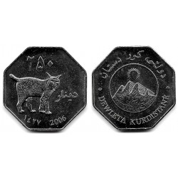 Kurdistán. 2006. 250 Dinars (SC-)