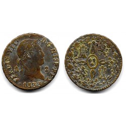 Fernando VII. 1833. 2 Maravedí (BC) Ceca de Segovia