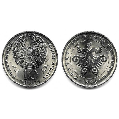 (10) Kazajstán. 1993. 10 Tenge (SC)