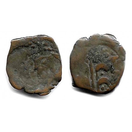 Felipe IV. Sin Fecha Visible. Dinero (RC) Ceca de Valencia