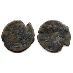 Felipe III. Sin Fecha Visible. Dinero (RC) Ceca de Valencia