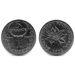 (21) Madagascar. 1996. 5 Francs (SC)