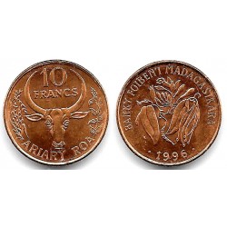 (22) Madagascar. 1996. 10 Francs (SC-)