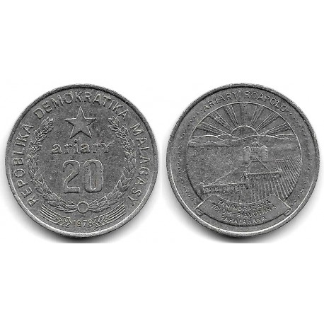 (14) Madagascar. 1978. 20 Francs (MBC)