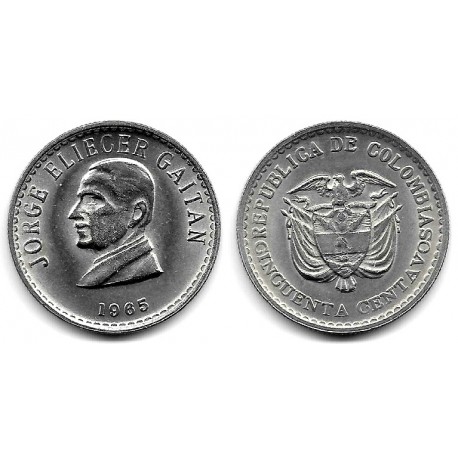 (225) Colombia. 1965. 50 Centavos (SC)