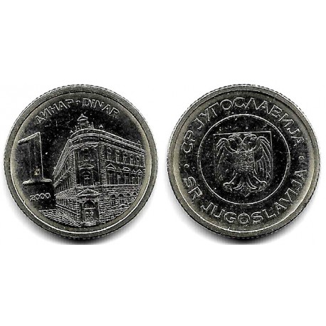 (180) Yugoslavia. 2000. 1 Dinar (SC-)
