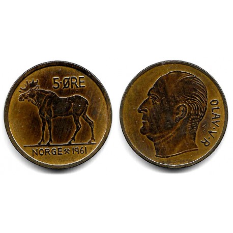 (405) Noruega. 1961. 5¡ Ore (MBC)