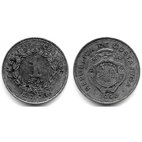 (210.2) Costa Rica. 1993. 1 Colon (EBC)