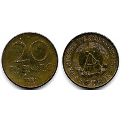 (11) Alemania Democrática. 1983(A). 20 Pfennig (MBC)