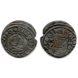 Felipe IV. 1663. 16 Maravedí (MBC-) Ceca de Madrid Y