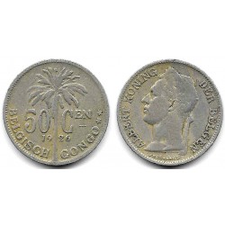 (23) Congo Belga. 1926. 50 Centimes (MBC)