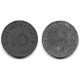 (101) Alemania (III Reich). 1940(F). 10 Pfennig (BC/BC-) Dañada en el canto