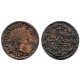 Fernando VII. 1817. 8 Maravedí (BC+/MBC-) Ceca de Jubia, Cuño agrietado