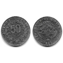 (209.1) Costa Rica. 1983. 50 Centimos (MBC)