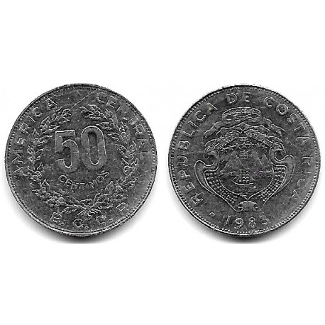 (209.1) Costa Rica. 1983. 50 Centimos (MBC)